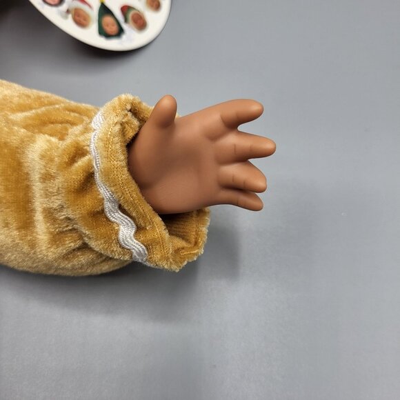 Kostume Kids Sugar Loaf Christmas Gingerbread Doll Santa Hat Overalls 15 inch - Picture 8 of 16